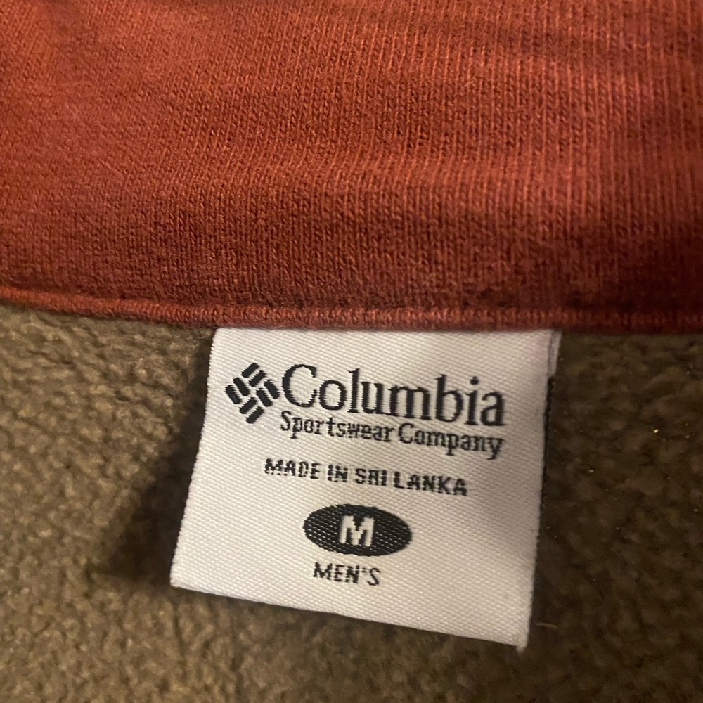 Columbia olive green. Medium